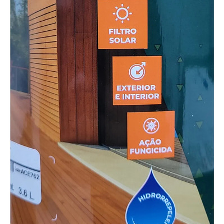 Protector Stain Farben Galón Impregnante Filtro Uv Mate Cedro 2