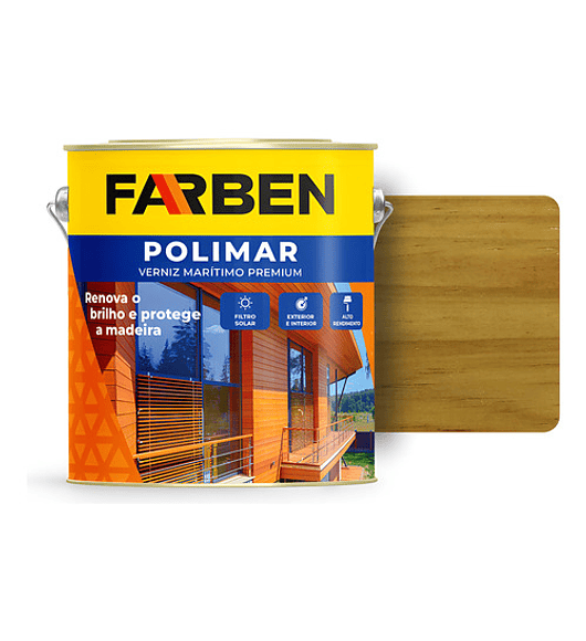 Barniz Marino Brillante Polimar Farben Galón Filtro Uv