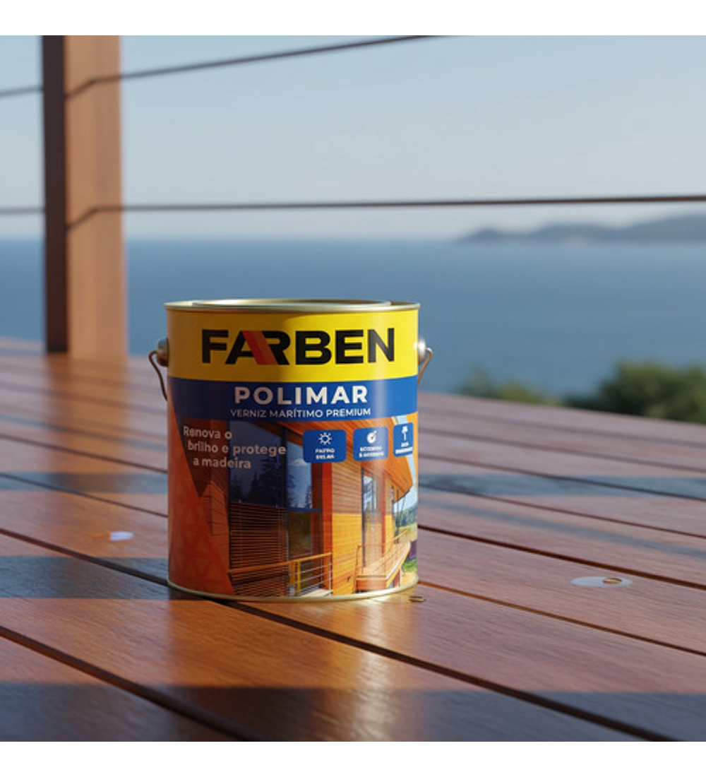 Barniz Marino Brillante Polimar Farben Galón Filtro Uv