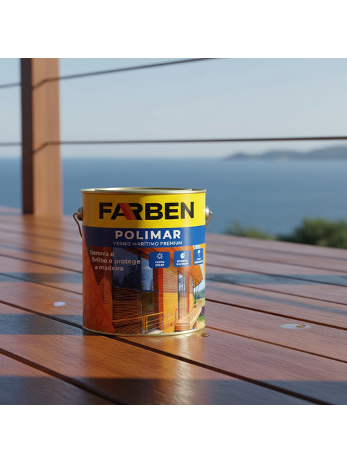 Barniz Marino Brillante Polimar Farben Galón Filtro Uv 3