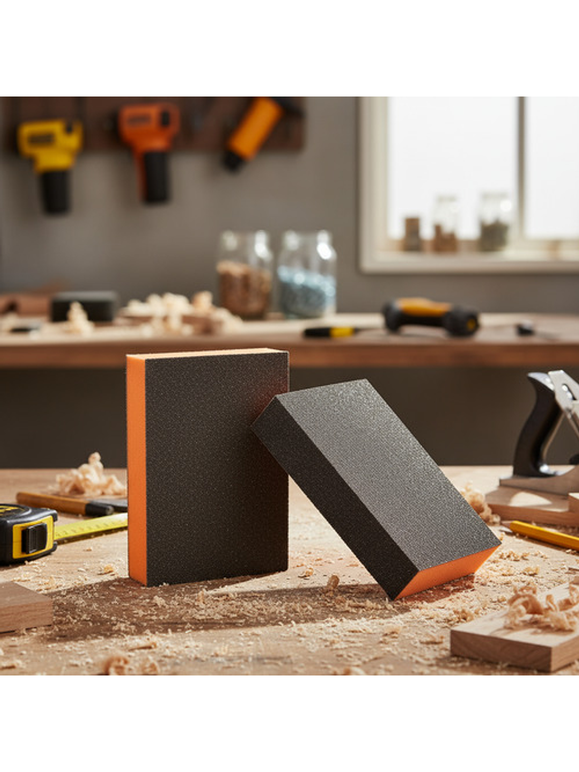 Lija Esponja Block Naranja #60 Pack 8 Unidades 60 2