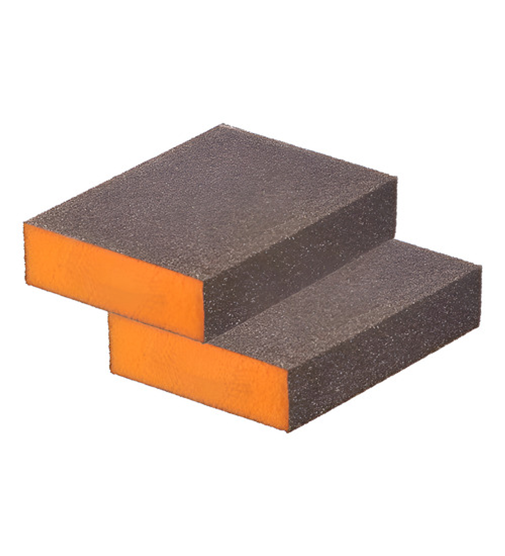 Lija Esponja Block Naranja #60 Pack 8 Unidades 60