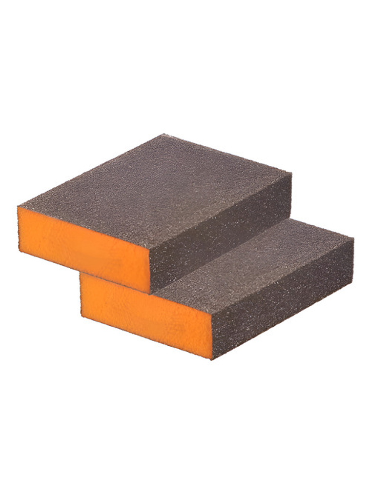 Lija Esponja Block Naranja #60 Pack 8 Unidades 60 3