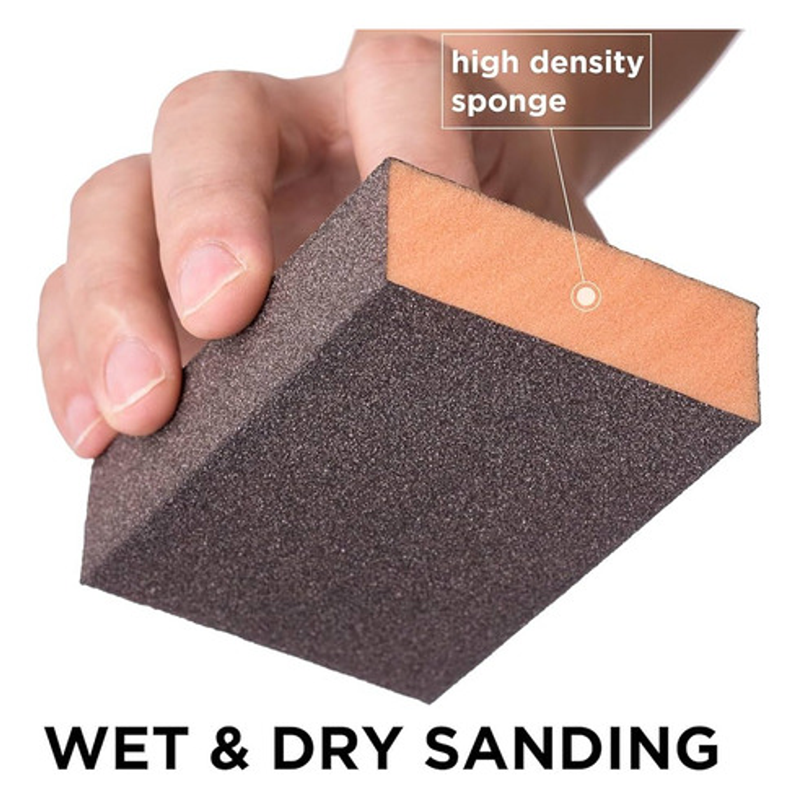 Lija Esponja Block Naranja #60 Pack 8 Unidades 60 4