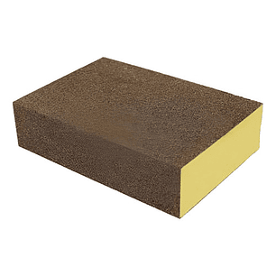 Lija Esponja Block Amarilla #80 Pack 8 Unidades