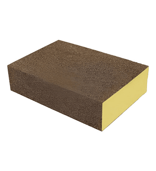 Lija Esponja Block Amarilla #80 Pack 8 Unidades