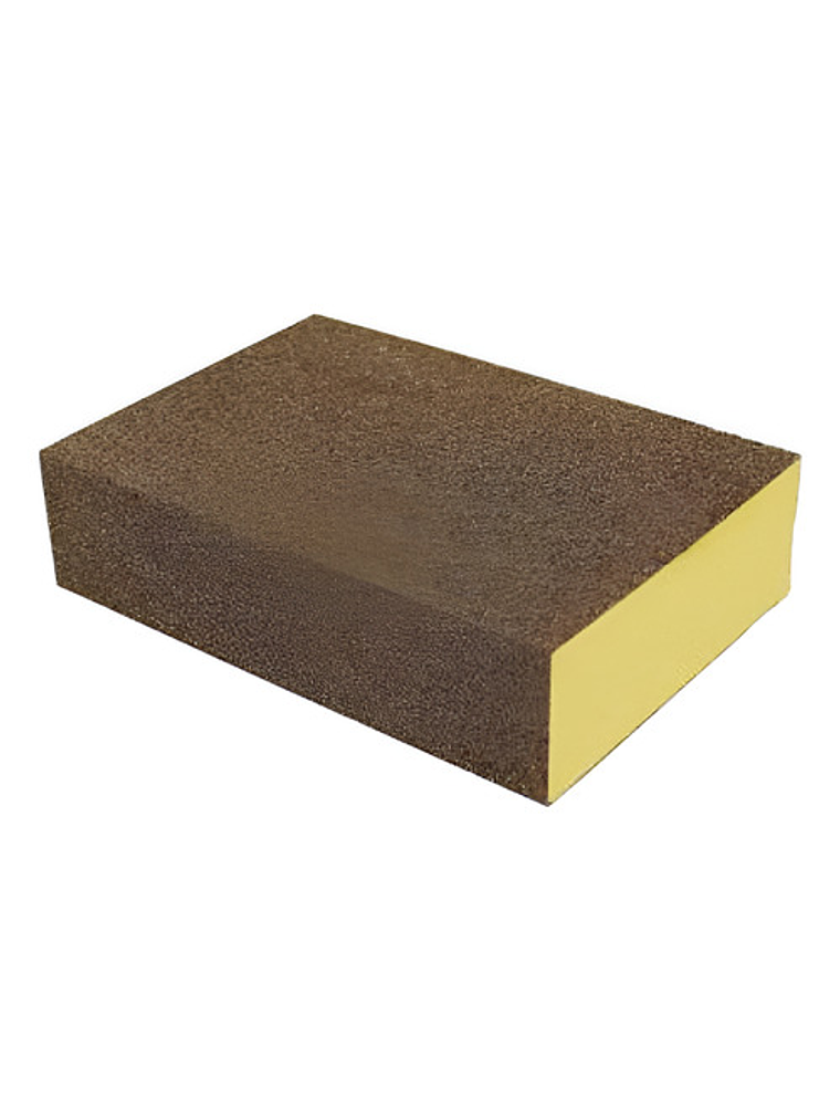 Lija Esponja Block Amarilla #80 Pack 8 Unidades 1