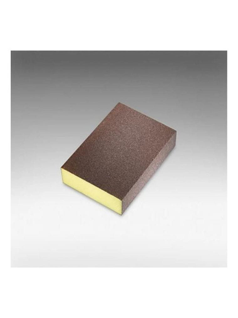 Lija Esponja Block Amarilla #80 Pack 8 Unidades 2