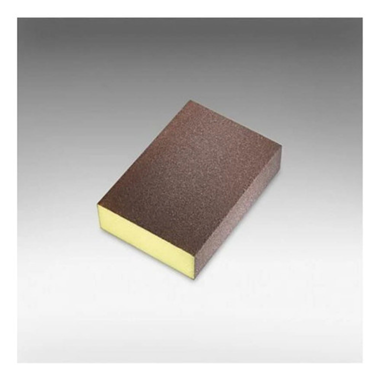 Lija Esponja Block Amarilla #80 Pack 8 Unidades 2