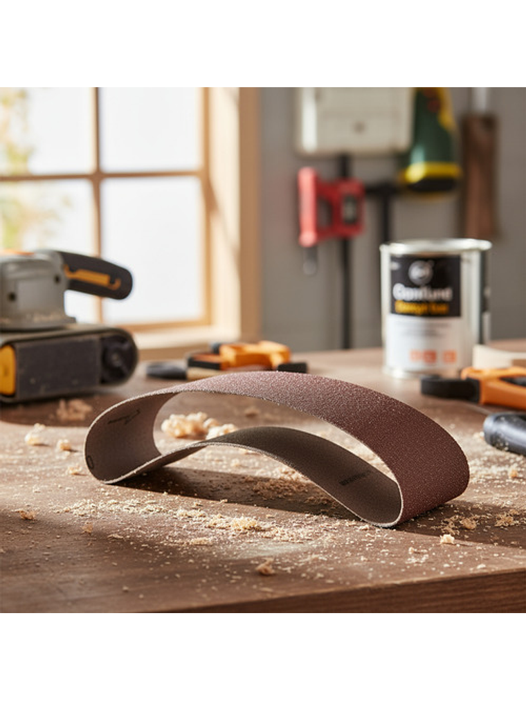 Lija Banda 4x24 Madera 3 Unidades #80 80 3