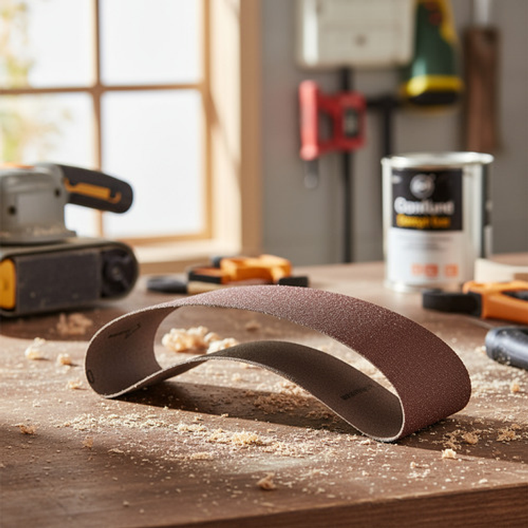 Lija Banda 4x24 Madera 3 Unidades #80 80 3