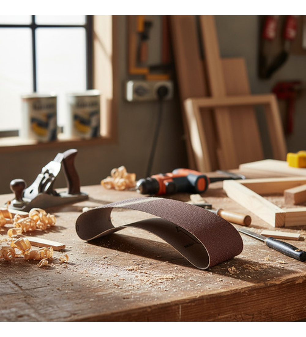 Lija Banda 4x24 Madera 3 Unidades #120 120