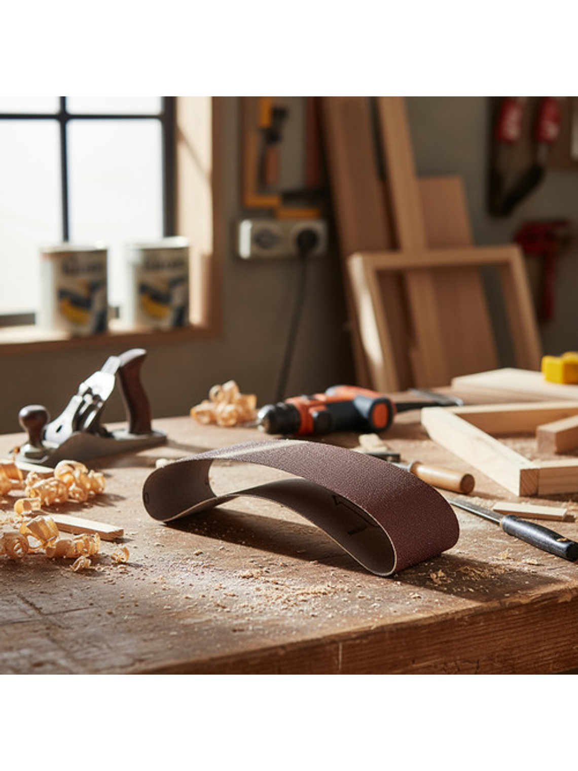 Lija Banda 4x24 Madera 3 Unidades #120 120 3