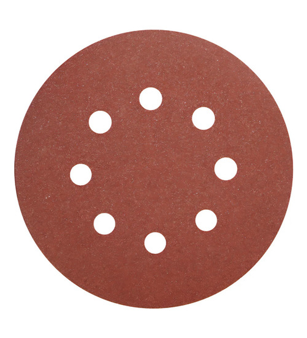 Disco Lija #80 Con Velcro 150mm / 6  Set 10 Unidades