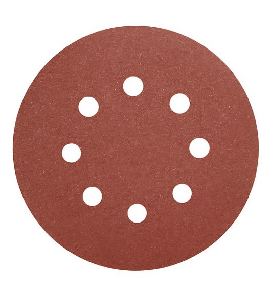 Disco Lija #80 Con Velcro 150mm / 6  Set 10 Unidades
