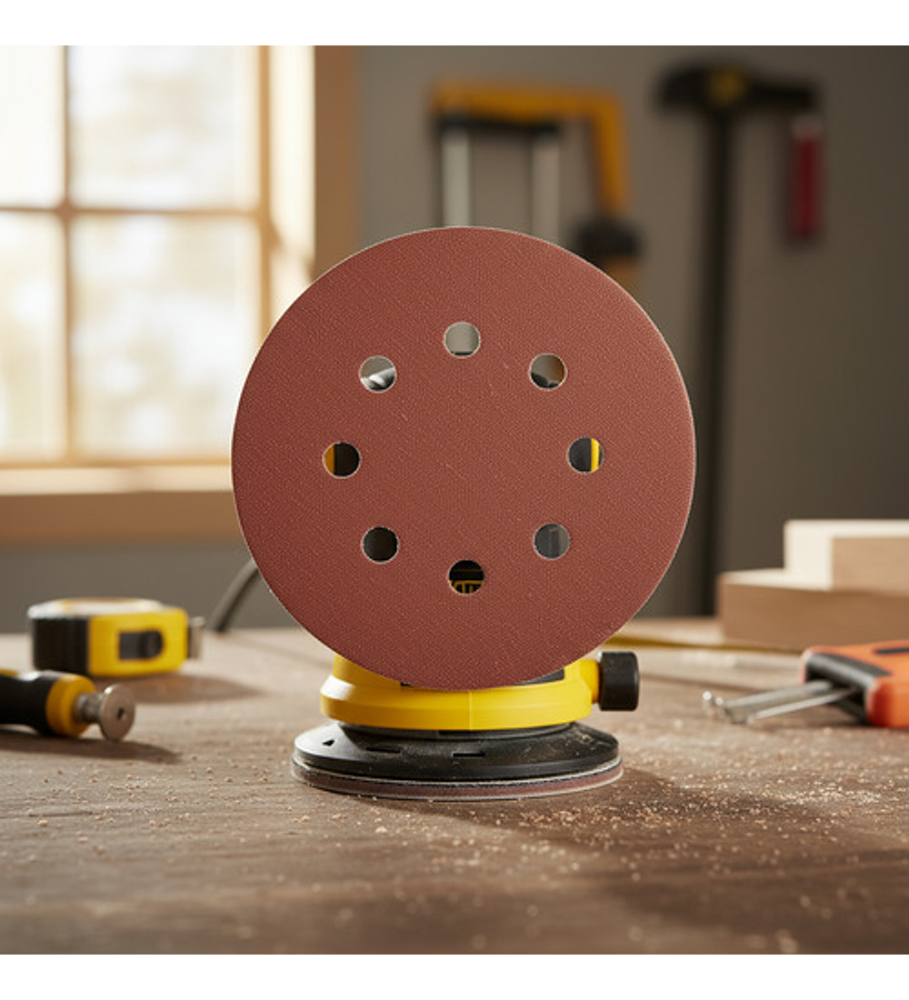 Disco Lija #80 Con Velcro 150mm / 6  Set 10 Unidades