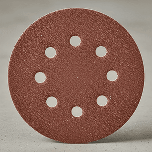 Disco Lija #120 Con Velcro 150mm / 6  Set 10 Unidades