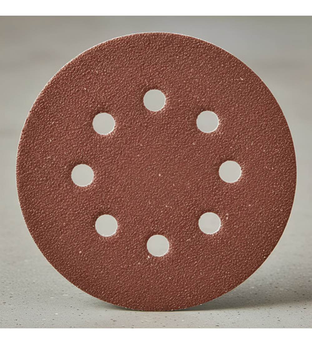 Disco Lija #150 Con Velcro 150mm / 6  Set 10 Unidades