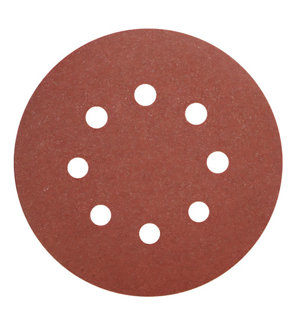 Disco Lija #180 Con Velcro 150mm / 6  Set 10 Unidades