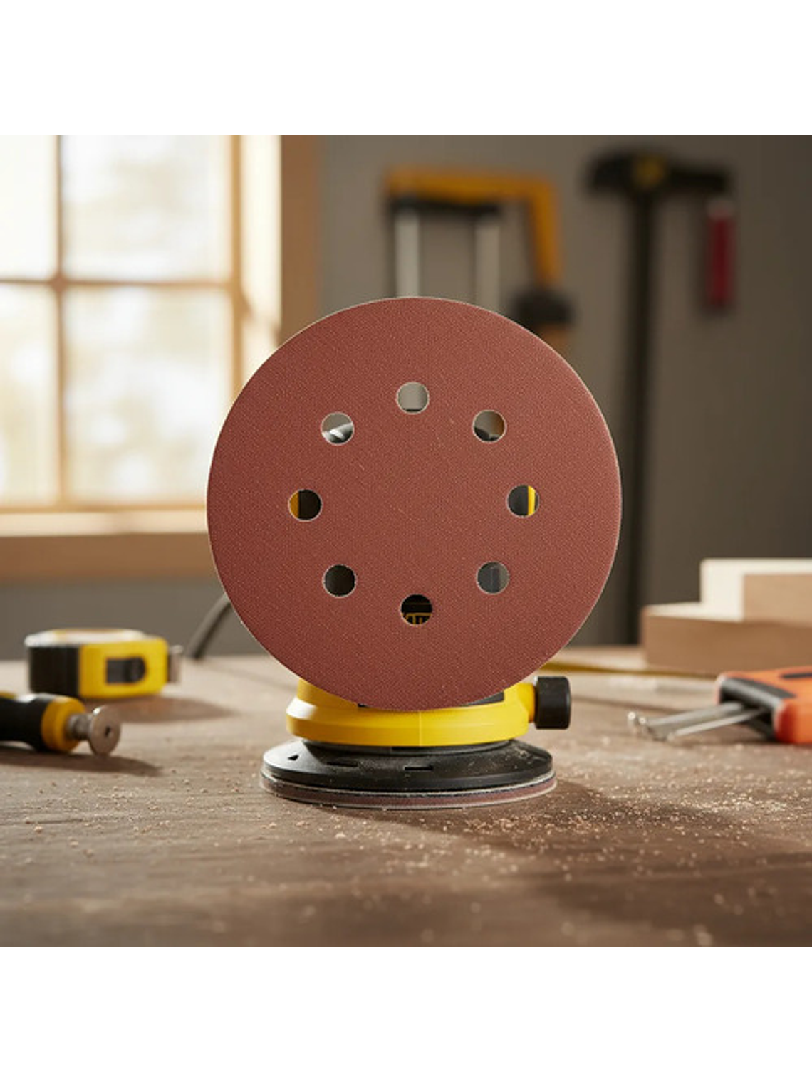 Disco Lija #180 Con Velcro 150mm / 6  Set 10 Unidades 3