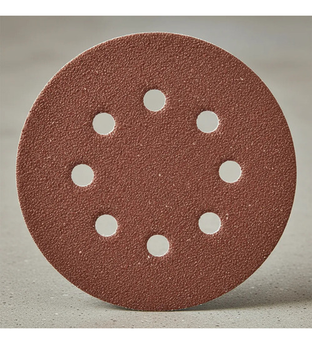 Disco Lija #240 Con Velcro 150mm / 6  Set 10 Unidades
