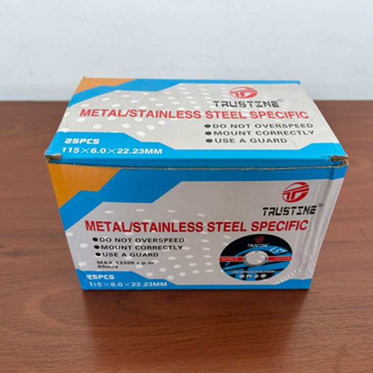 Disco Desbaste 115mm / 4,5 PuLG Alta Duracion 10 Unidades 2