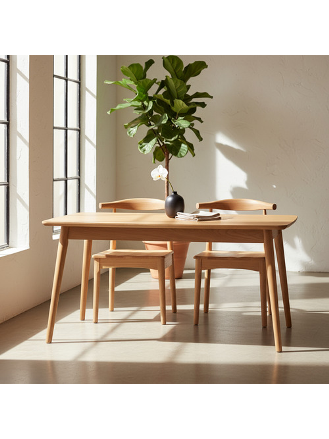 Mesa Con 2 Sillas Windsor Bistró Madera Original 120x70 1