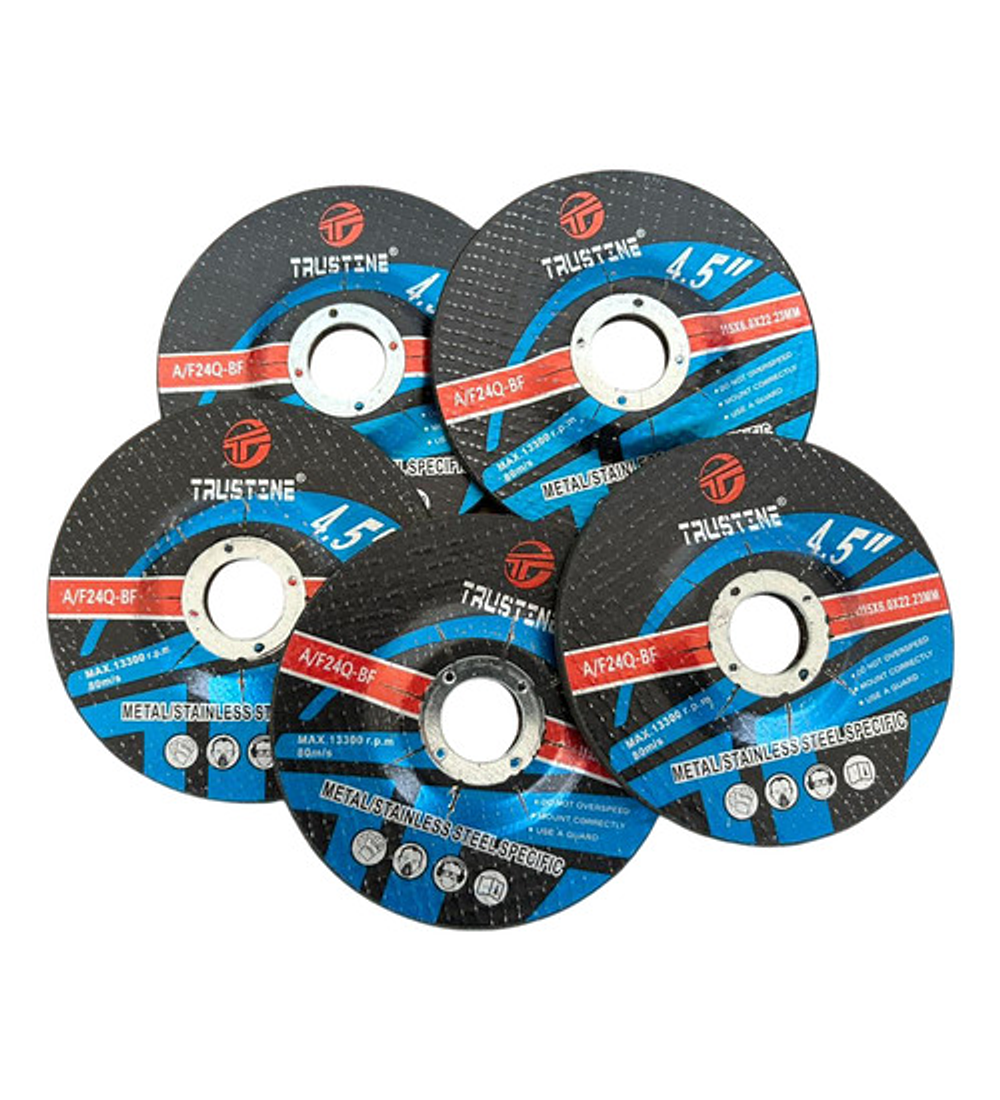 Disco Corte 115mm/4,5 Pulgadas Alta Duracion 10 Unidades