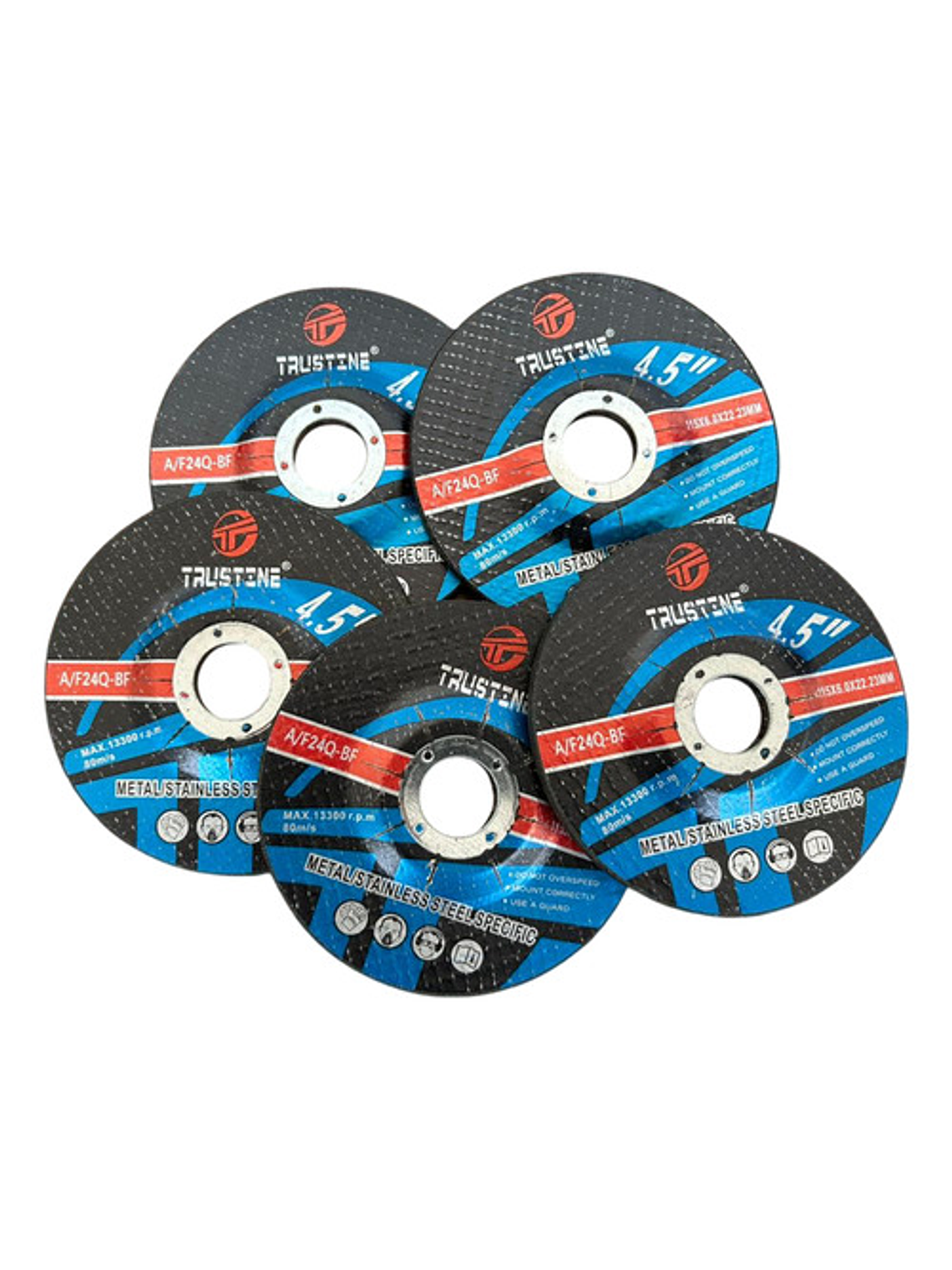 Disco Corte 115mm/4,5 Pulgadas Alta Duracion 10 Unidades 1