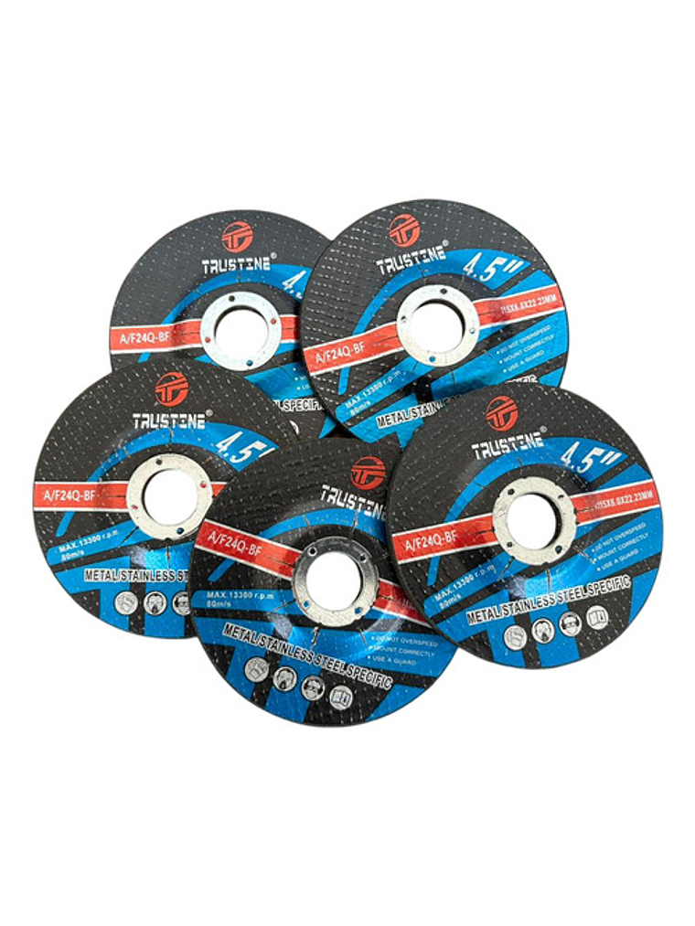 Disco Corte 115mm/4,5 Pulgadas Alta Duracion 10 Unidades 1