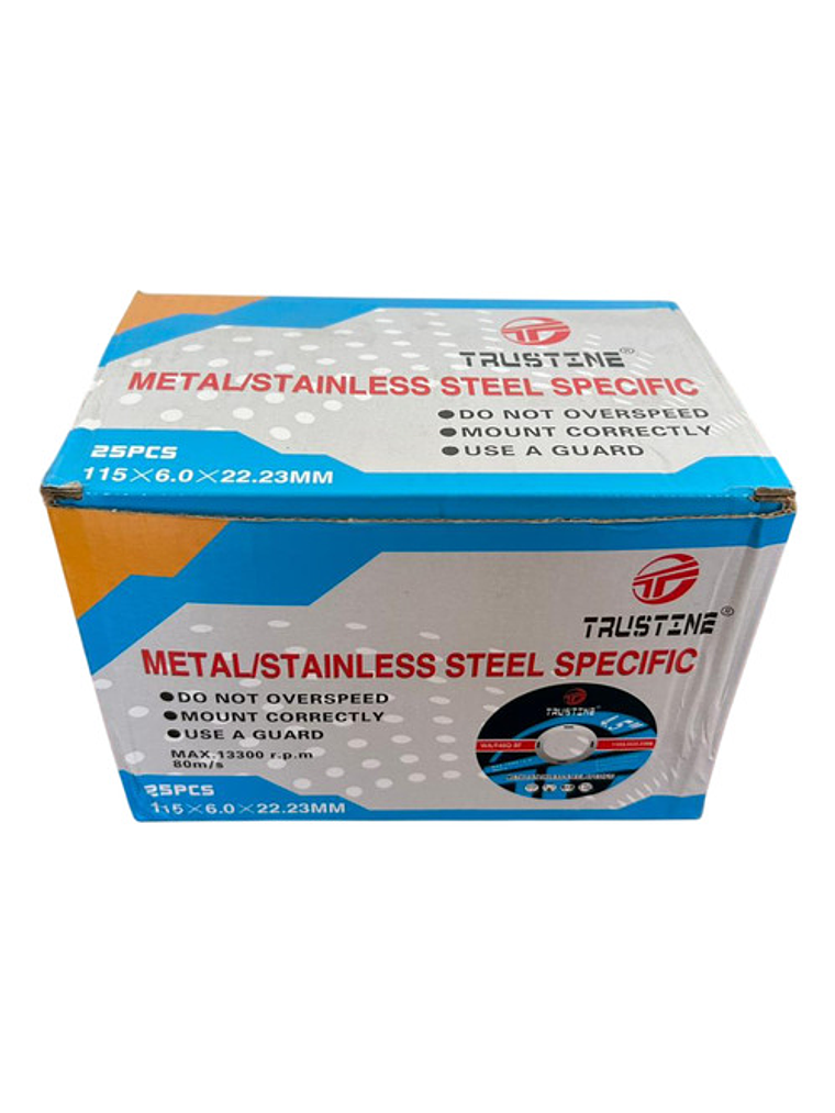 Disco Corte 115mm/4,5 Pulgadas Alta Duracion 10 Unidades 2