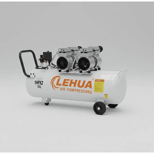 Compresor Silencioso Lehua 2Hp  100lts Monofásico 