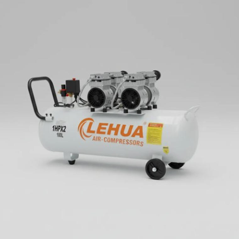 Compresor Silencioso Lehua 2Hp  100lts Monofásico  1