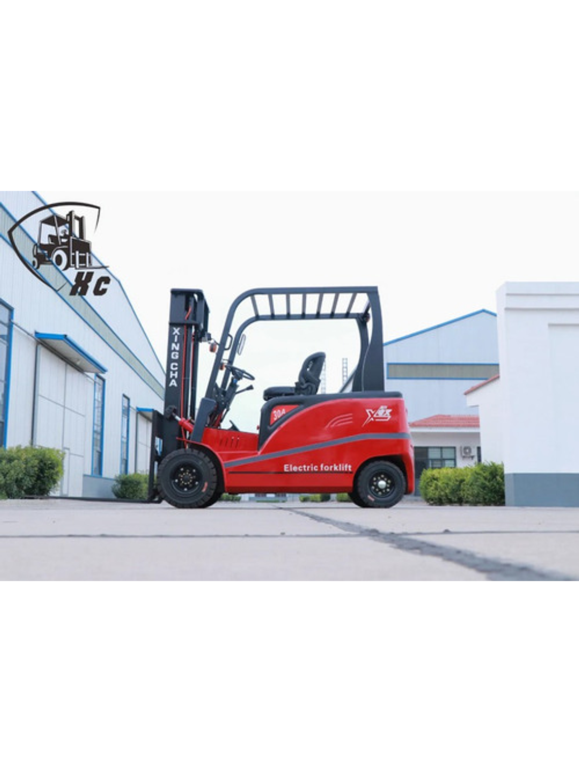 Grua Horquilla Electrica 3.0 Ton Cpd30e Mástil Triple 4.5mt 3