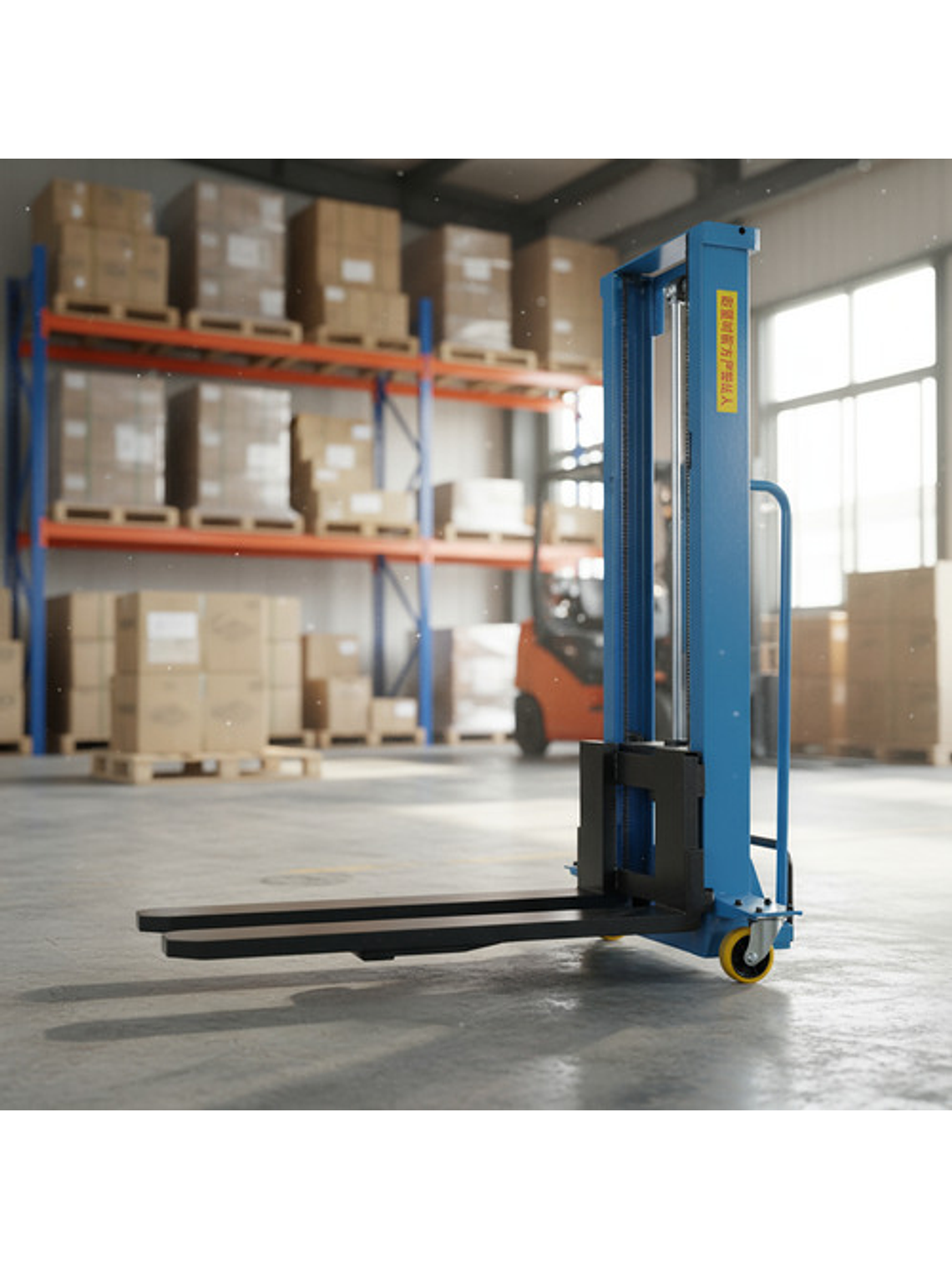 Apilador Eléctrico 1000 Kg  Se Lleva En Pick Up Del Vehículo 2