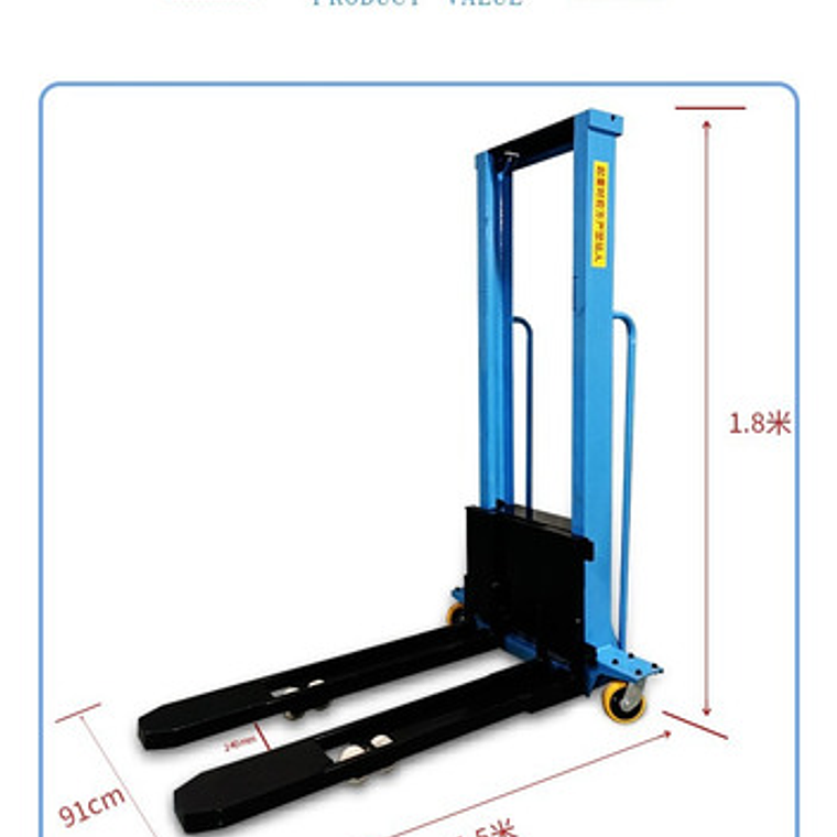 Apilador Eléctrico 1000 Kg  Se Lleva En Pick Up Del Vehículo 4
