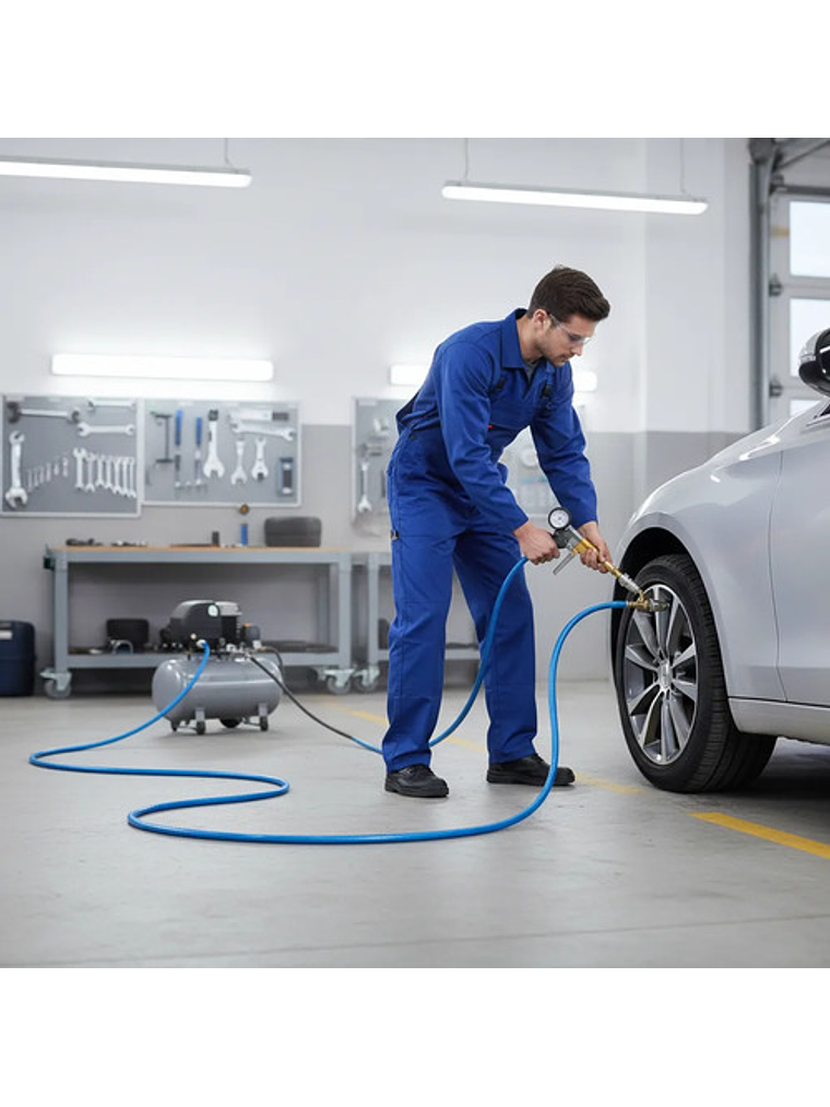 Manguera 50mts Aire Comprimido / Compresor Azul 4