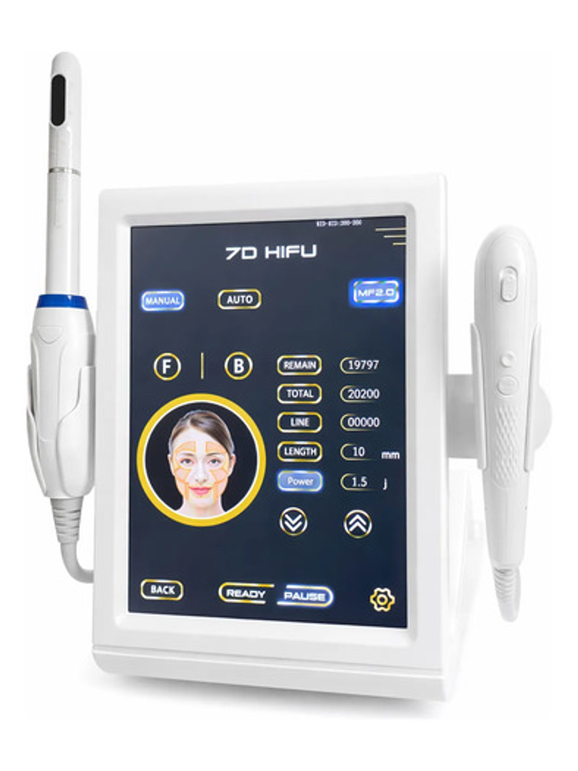 Máquina Hifu 7d 3 En 1 + 7 Cartuchos 1