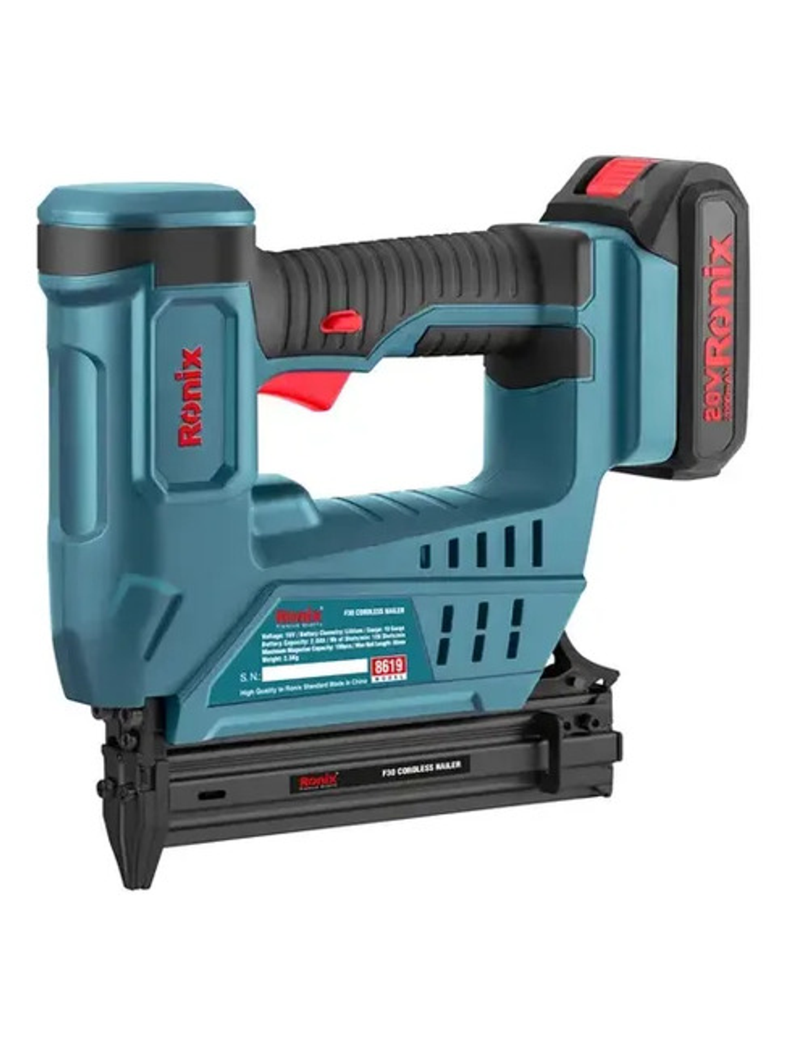 Clavadora Inalámbrica Ronix 8619 20v 1