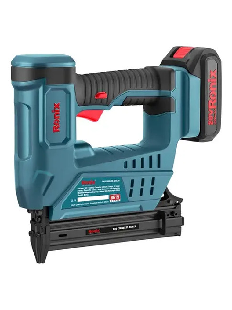 Clavadora Inalámbrica Ronix 8619 20v 1