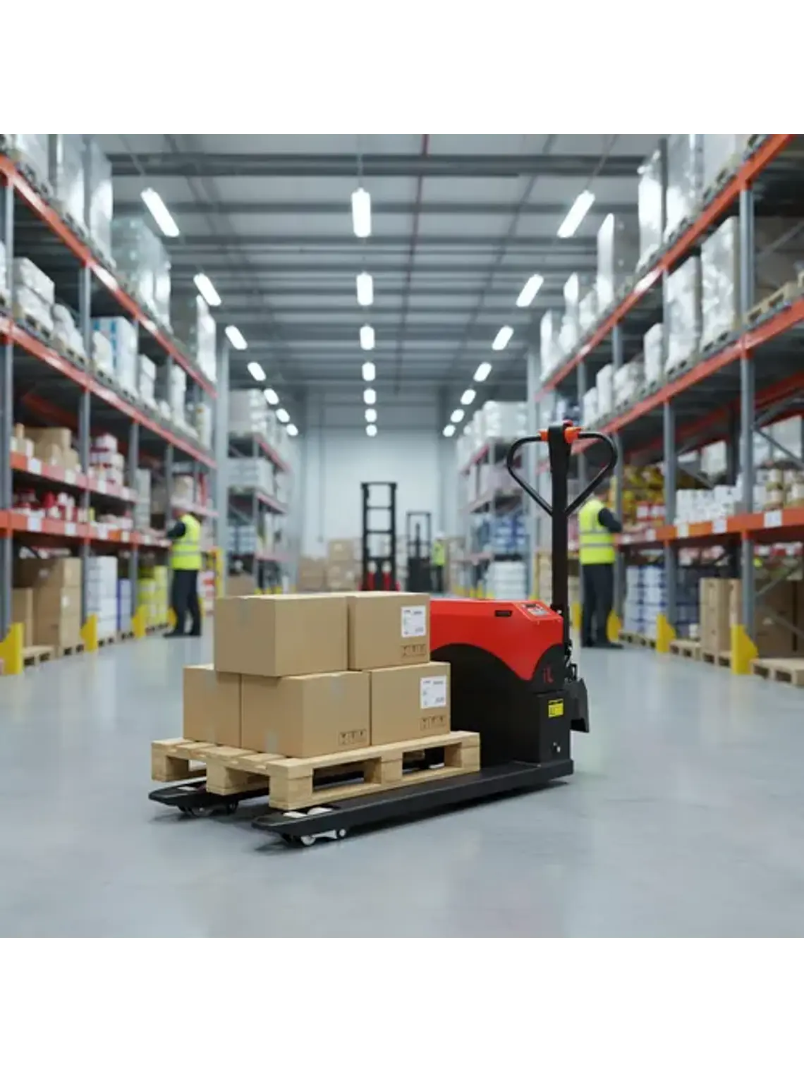 Transpaleta Eléctrica 3000 Kg 550mm Litio 3