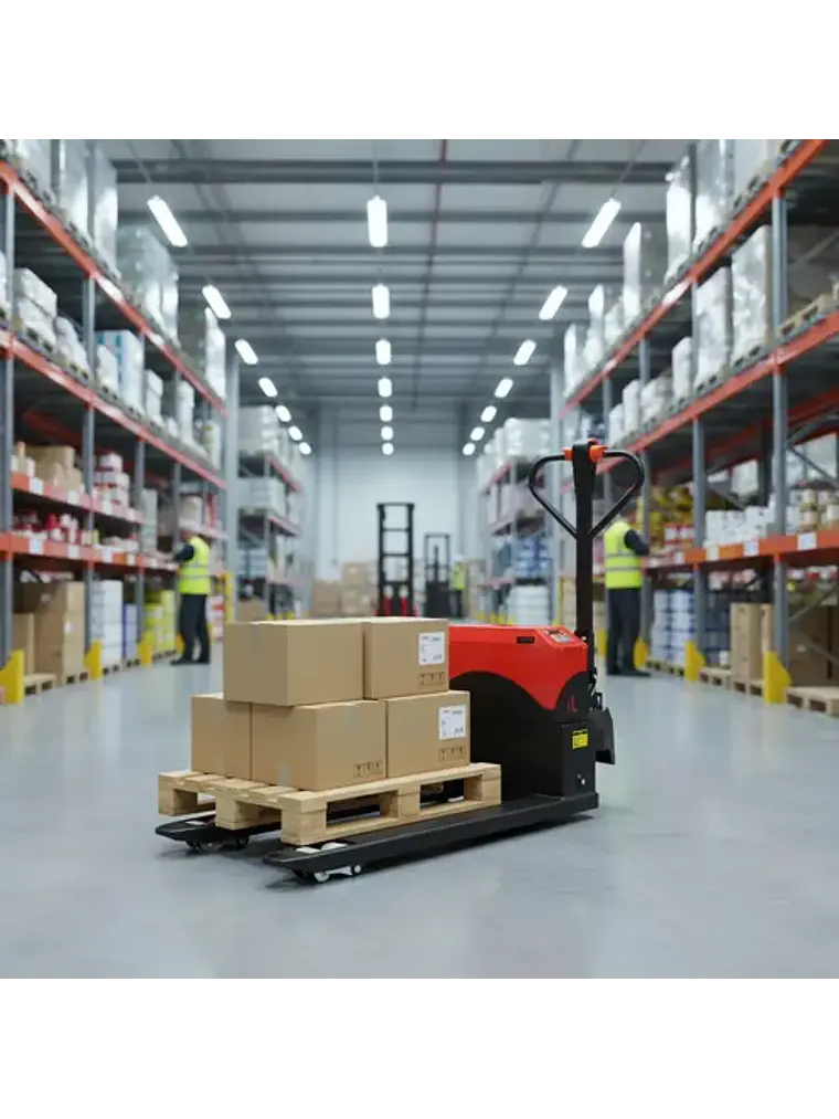 Transpaleta Eléctrica 3000 Kg 550mm Litio 3