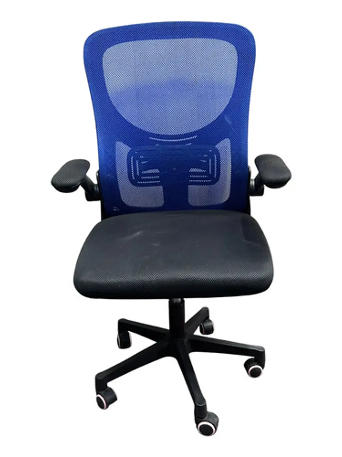 Silla Escritorio Oficina Premium 2308-4 Azul Respaldo Alto 1