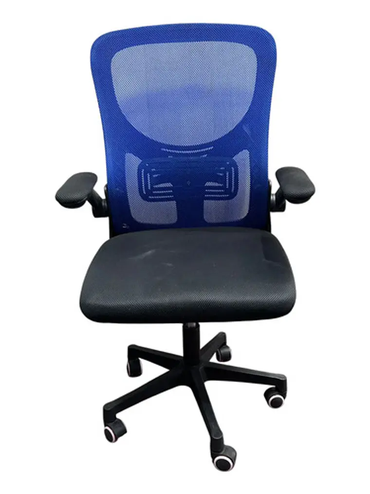 Silla Escritorio Oficina Premium 2308-4 Azul Respaldo Alto 1
