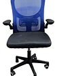 Silla Escritorio Oficina Premium 2308-4 Azul Respaldo Alto - Miniatura 6