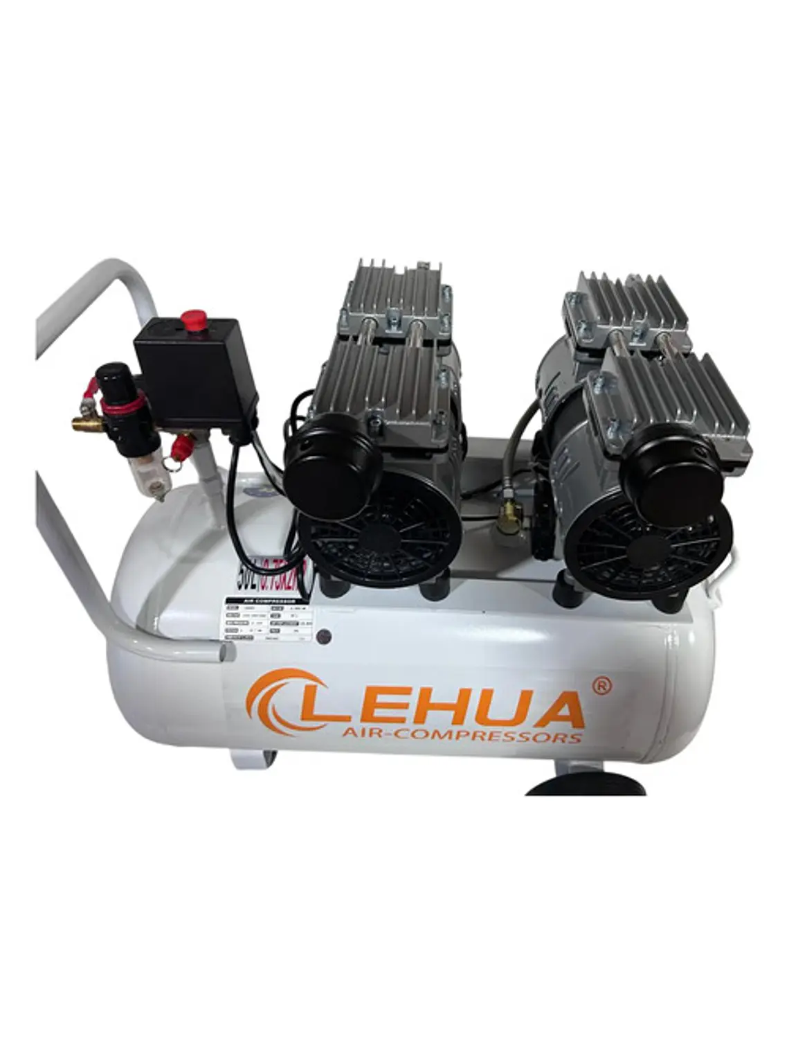 Compresor Silencioso Lehua 1,5 Hp 50lts Monofásico Lh5002 5