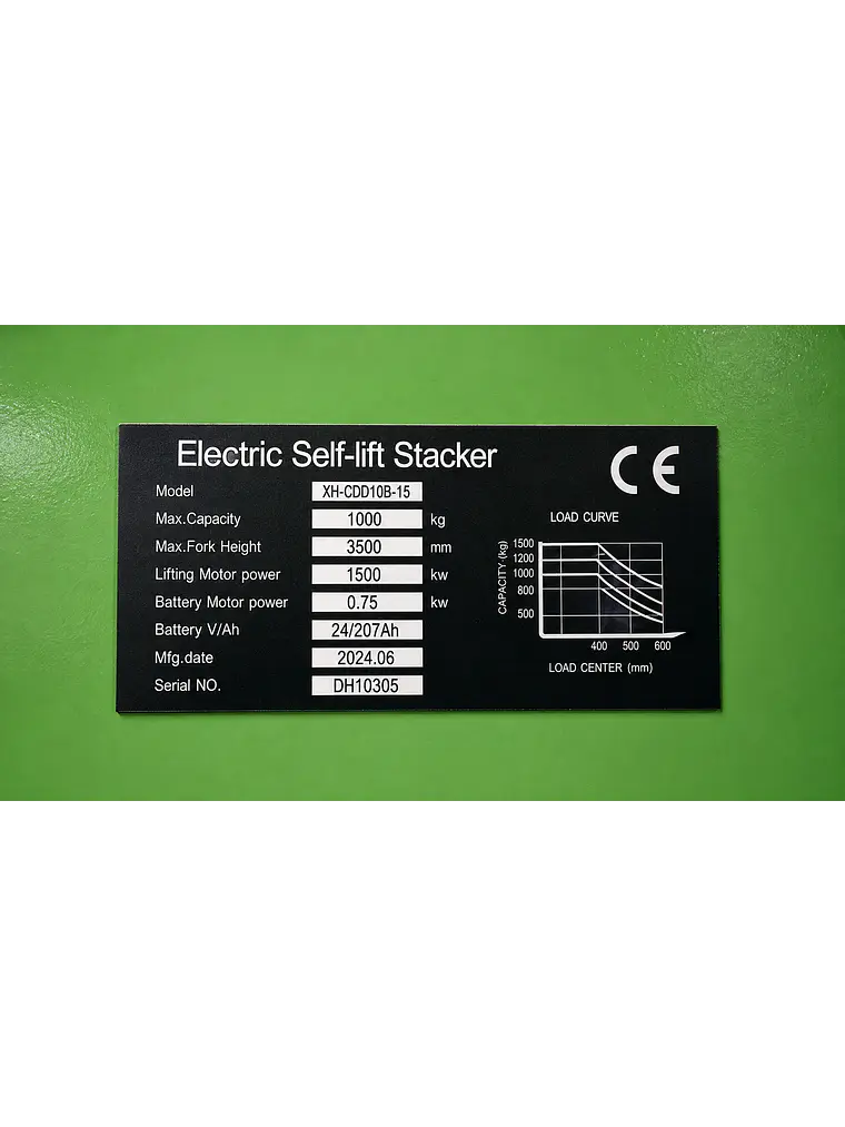 Apilador Full Eléctrico 1300kg Sobre Pick-up 8