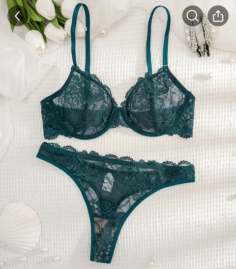 conjunto ropa interior greta 