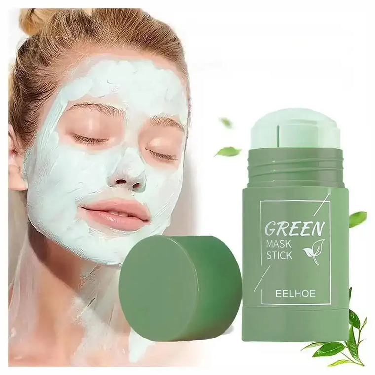  Mascarilla sólida de berenjena y té verde. Limpieza profunda. Control de grasa. Equilibrante 1