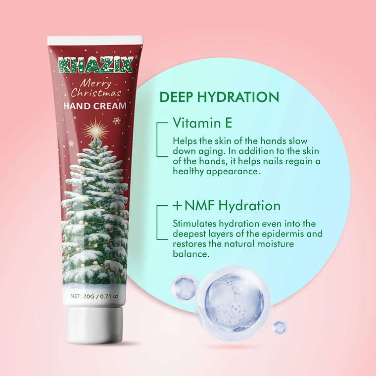 Regalo cálido de Navidad: Crema de manos con manteca de karité. De origen vegetal 4